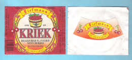 BIERETIKET -  LIEFMANS - KRIEK  - 25 CL  (BE 237) - Bier