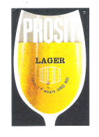 BROUWERIJ BOSTEELS BUGGENHOUT - PROSIT LAGER  - 1  BIERETIKET  (BE 240) - Bier