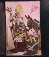 1357 THEME . LOT DE DEUX CARTES . SAINT NICOLAS . A VOIR - Andere & Zonder Classificatie