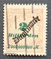 Dienst 1923, Mi D84 Gestempelt Geprüft - Dienstmarken