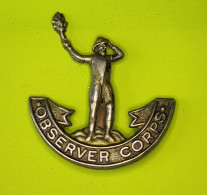 Insigne De Casquette Du British Observer Corps Ww2 - 1939-45