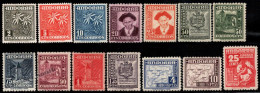 Andorre Espagnole / Spanish Andorra 1948-53 Yv, 43A-52, Diverse Motives, Flora, Maps, Landscapes - MNH - Unused Stamps
