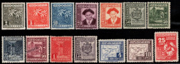 Andorre Espagnole / Spanish Andorra 1948-53 Yv, 43A-52, Diverse Motives, Flora, Maps, Landscapes - MNH - Nuevos