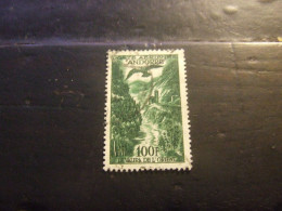 ANDORRA 1955 P A 100 F USATO - Correo Aéreo