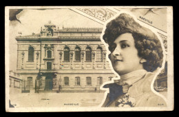 13 - MARSEILLE - LE THEATRE - ACTRICE MARVILLE - Canebière, Centre Ville