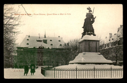 90 - BELFORT - LA PLACE D'ARMES SOUS LA NEIGE - Belfort - Ville