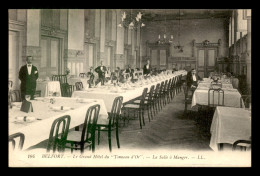 90 - BELFORT - LE GRAND HOTEL DU TONNEAU D'OR - LA SALLE A MANGER - CHAISES THONET ? - Belfort - Ville