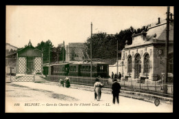 90 - BELFORT - TRAIN EN GARE DE CHEMIN DE FER D'INTERET LOCAL - Belfort - Ciudad