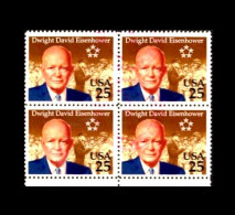 USA: 'Dwight D. Eisenhower, US-Präsident, 1990' / 'President And General Of The Army', Mi. 2113; Yv. 1922; Sc. 2513 Oo - Gebruikt