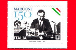 Nuovo - MNH - ITALIA - 2024 - 150 Anni Della Nascita Di Guglielmo Marconi - Telegrafo - B - 2021-...:  Nuovi