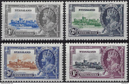 1935 Nyasaland Silver Jubilee 4v. MNH SG N. 123/26 - Sonstige & Ohne Zuordnung
