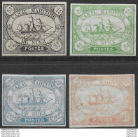 1868 Suez Canal Company 4v. MH SG N. 1/4 - Sonstige & Ohne Zuordnung