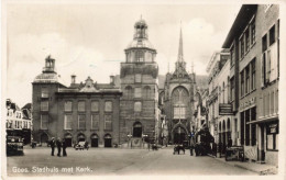 PAYS BAS - Goes -  Stadhuis Met Kerk - Animé - Carte Postale Ancienne - Goes