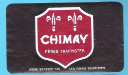 CHIMAY - PERES TRAPPISTES   -   BIERETIKET  (BE 255) - Cerveza