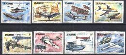 Mint Stamps  Aviation Aireplanes 1978 From Zaire - Flugzeuge