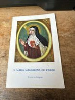 S. Maria Magdalena De Pazzis Printed In Belgium - Images Religieuses