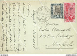 Ca637 Cartolina Ex Colonie Viandante Nel Deserto Posta Militare N56  Libia 1942 - Storia Postale