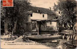 20842 Cpa 78 Dennemont - Vieux Moulin Et Bateaux De Pêche - Andere & Zonder Classificatie