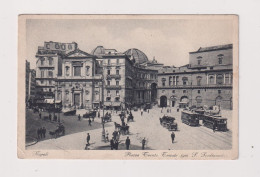 ITALY - Naples Piazza Trento Trieste  Unused Vintage Postcard - Napoli