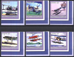 Mint Stamps  Aviation Aireplanes Seaplanes  2002  From Mozambique - Flugzeuge