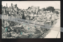 21 - CHATILLON-SUR-SEINE - DESTRUCTIONS DE 1940 - CARTE PHOTO ORIGINALE - GUERRE 39-45 - Chatillon Sur Seine