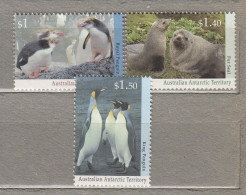 AUSTRALIA ANTARCTIC 1993 Marine Fauna Penguins Mi 95-97 MNH(**) #Fauna623 - Pinguïns & Vetganzen