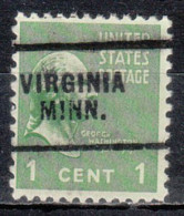 USA Precancel Vorausentwertungen Preo Locals Minnesota, Virginia 703 - Precancels