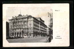 AK Wien, Blick Nach Hotel Metropole  - Sonstige & Ohne Zuordnung