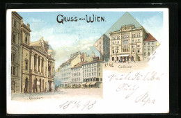 Lithographie Wien, Ronacher, Carltheater  - Sonstige & Ohne Zuordnung