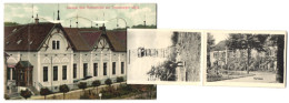 Leporello-AK Bad Rothenfelde Am Teutoburger Wald, Kursaal, Aussichtsturm, Wandelhalle Am Alten Gradierwerk  - Bad Rothenfelde
