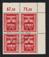 MiNr. 829 Gestempelte Bogenecke  (0426) - Used Stamps