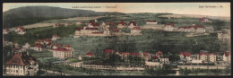 Klapp-AK Bad Gottleuba I. Sa., Panorama Mit Landesversicherungs-Anstalt Und Bahnhof  - Other & Unclassified