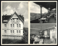 Klapp-AK Rengsdorf B. Neuwied, Hotel Haus Rheingold, Moltkestrasse 8  - Neuwied