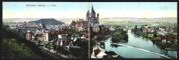 Klapp-AK Limburg A. D. Lahn, Panoramablick Auf Die Stadt  - Limburg