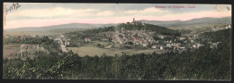 Klapp-AK Königstein I. Taunus, Panoramablick Auf Ort Und Umgebung  - Taunus