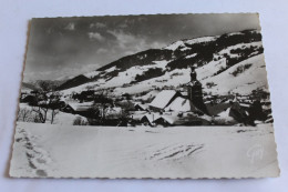 Megeve Vue Generale En Hiver Et Vallée De L Arly - Megève