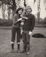 Cilla Black In Garden With Husband Dogs 1970s Press 10x8 Photo - Photographs