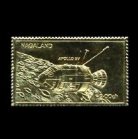 Nagaland [Indien – India]: 'Apollo-15 In Space – Lunar Landing – Men On The Moon, 1969' ** - Asien