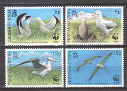 Tristan Da Cunha 1999 Mi 654-657 MNH WWF - WANDERING ALBATROS - Ungebraucht