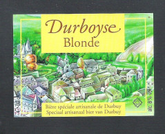 DURBOYSE BLONDE - SPECIAAL ARTISANAAL BIER VAN DURBUY -   33 CL -  BIERETIKET (BE 278) - Cerveza