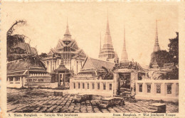 THAILANDE - Bangkok - Siam - Temple Wat Jetubontr - Carte Postale Ancienne - Thaïlande