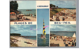 BEG MEIL 29 - Les Plages Du Port Des Dunes De Kerambigorn Et De La Roche Percée 1972 - Beg Meil