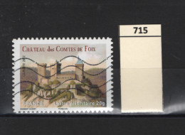 PRIX FIXE Obl 715 YT 5367 MIC Foix Châteaux Et Demeures De Nos Régions 59 - Gebruikt