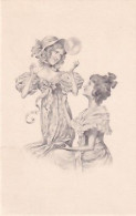 FEMMES ET LA BULLE DE SAVON     M M VIENNE - Ante 1900