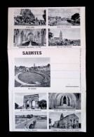 Carte-lettre, 17, Saintes, Vierge, Multivues(12 Vues) , 2 Scans - Saintes