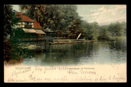 ALLEMAGNE - DUSSELDORF - SCHWANENSPIEGEL MIT FISCHERHAUS - TIMBRE DUSSELDORF 1902 INDUSTRIE GEWERBE - Düsseldorf