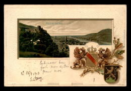 ALLEMAGNE - HEILDELBERG - CARTE EN RELIEF - Heidelberg