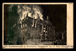 ALLEMAGNE - WIESBADEN - DIE BRANDKATASTROPHE AM 18 MARZ 1923 - STAATSTHEATER - Wiesbaden