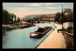 ALLEMAGNE - SAARBRUCKEN - ALTE BRUCKE UND WINTERBERG - PENICHES - Saarbrücken