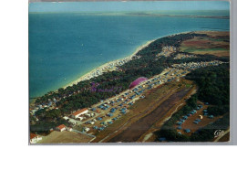 ILE DE NOIRMOUTIER 85 - Le Camping Des Sableaux Vue Aérienne Carte Vierge - Ile De Noirmoutier